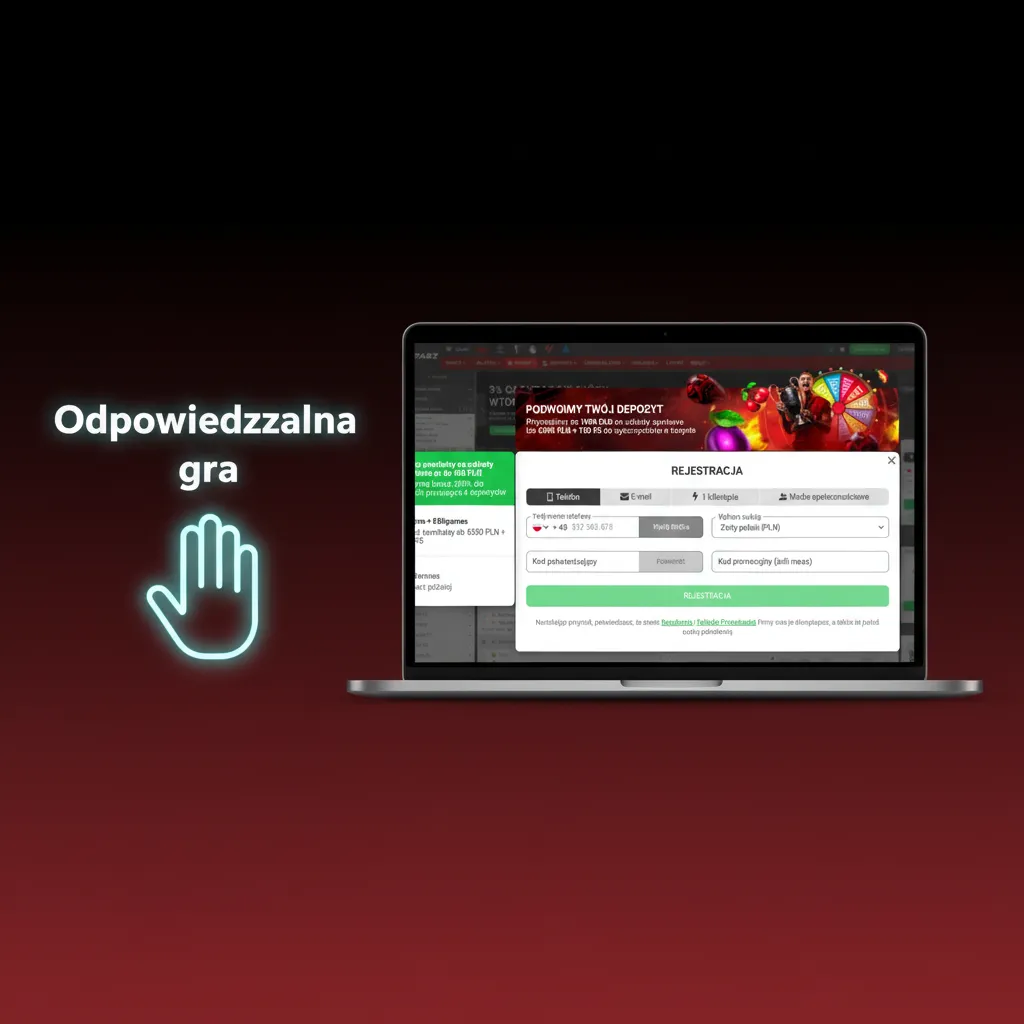 Grafika o odpowiedzialnej grze: budżet, limity, przerwy, 18+, bez odrabiania strat, wsparcie przy utracie kontroli.