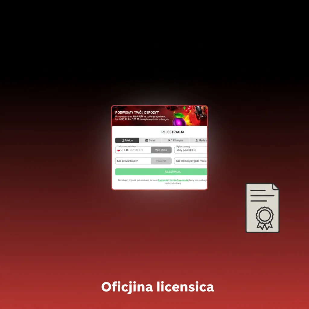 Oficjalna licencja Curaçao eGaming od Antillephone N.V. (8048/JAZ); daty i ważność w stopce strony.