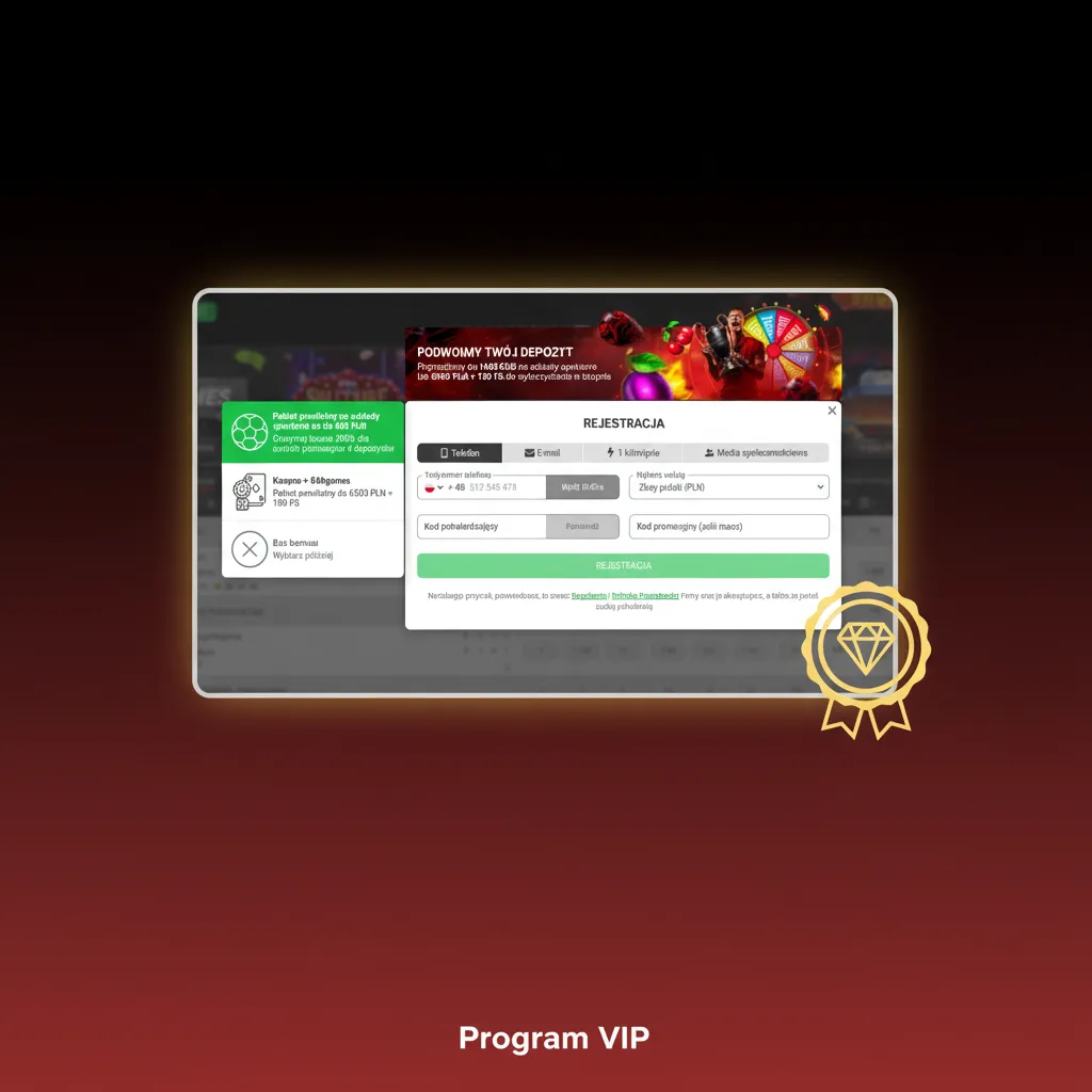 Program VIP: poziomy z rosnącymi korzyściami—cashback, promocje, wsparcie, wyższe limity; awans za grę w sporcie i kasynie.