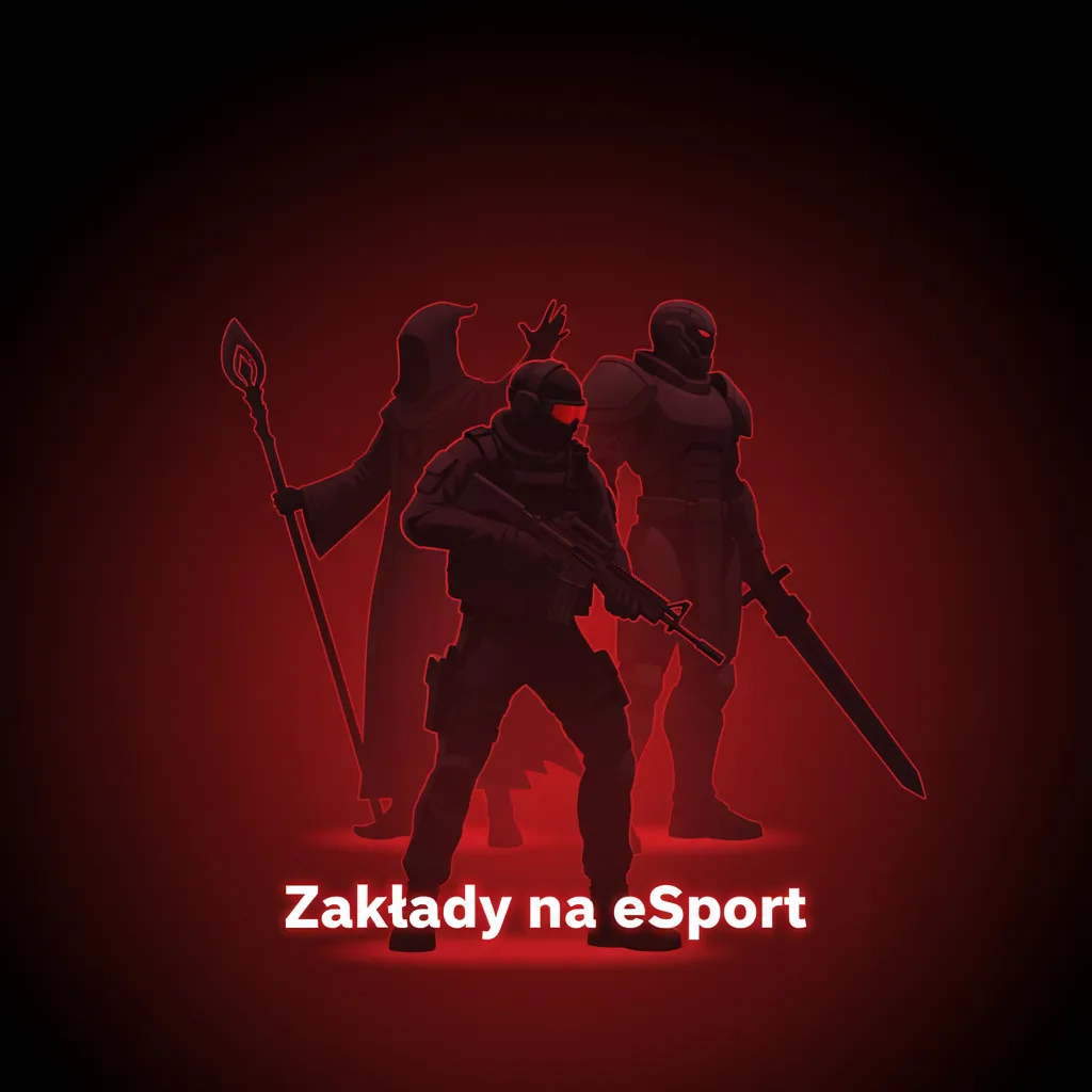 Baner zakładów na eSport: Dota 2, CS2, StarCraft i LoL, rynki mapy/handicap/zwycięzca, dynamiczne kursy na żywo.
