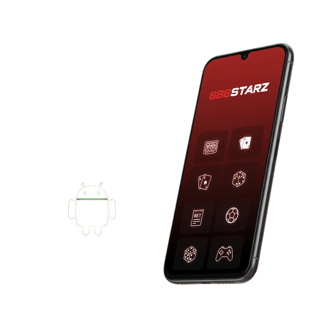 Ekran aplikacji 888starz na Androida: mobilne zakłady i kasyno, darmowe pobranie, szybka instalacja i logowanie.