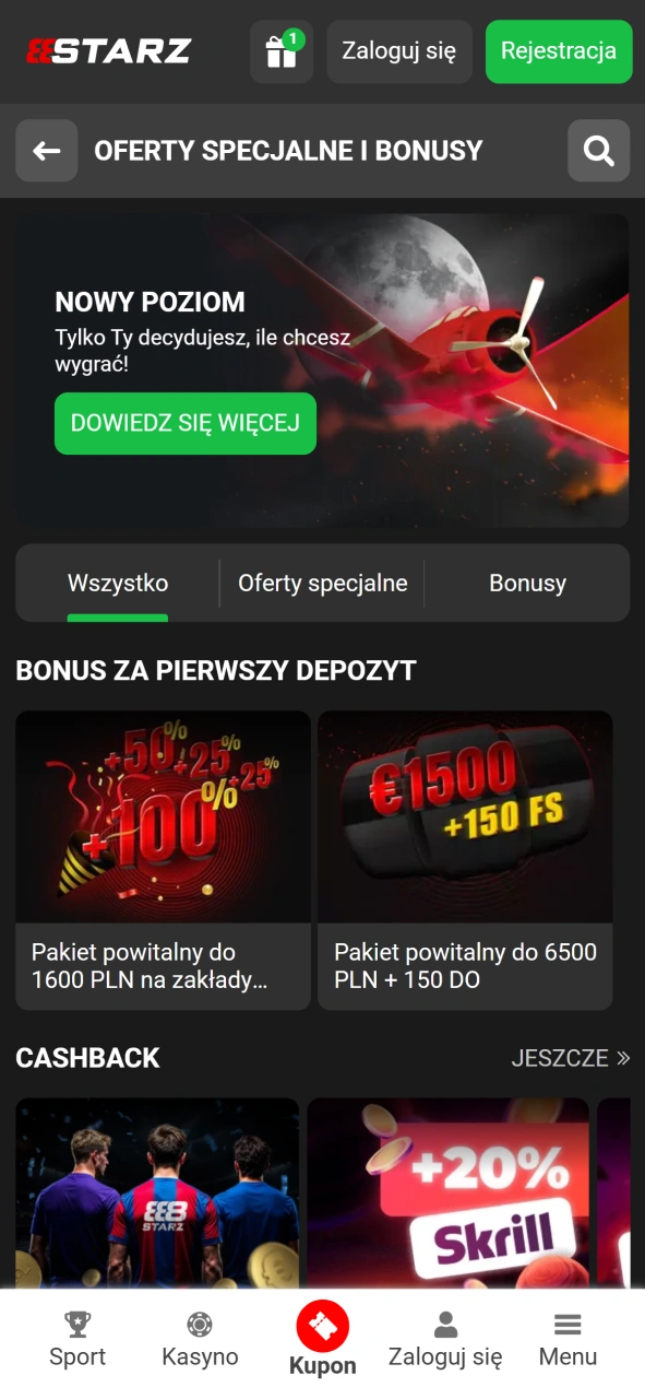 Aktywuj bonusy mobilne na oficjalnej stronie 888starz przez swój telefon.