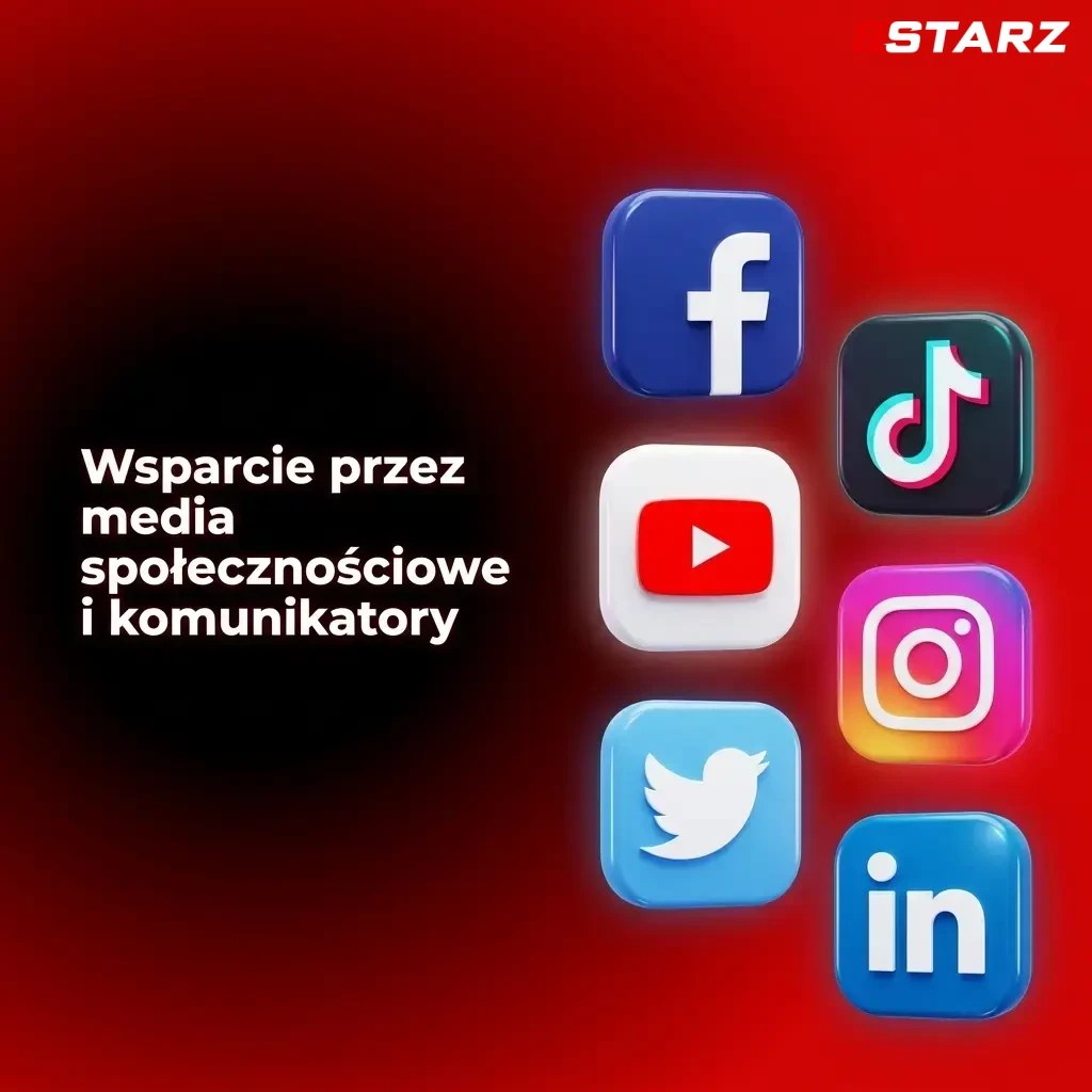 Wsparcie 888starz przez Telegram, WhatsApp, Facebook Messenger i Twitter – kanały kontaktu w mediach społecznościowych