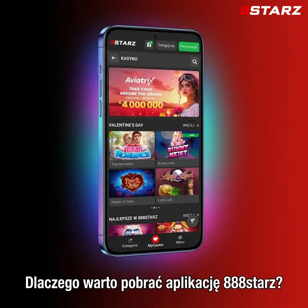 Aplikacja 888starz – zakłady sportowe i kasyno na telefon z BLIK i Przelewy24
